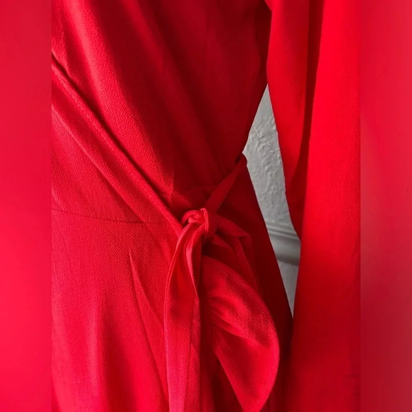 Princess Polly, Agnetha, red, wrap style, mini dress, US 8, NWT - Picture 5 of 12